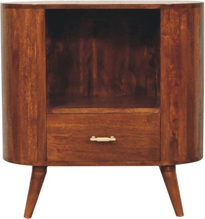 Artisan - T-Bar Cortez Chestnut Open Slot Cabinet
