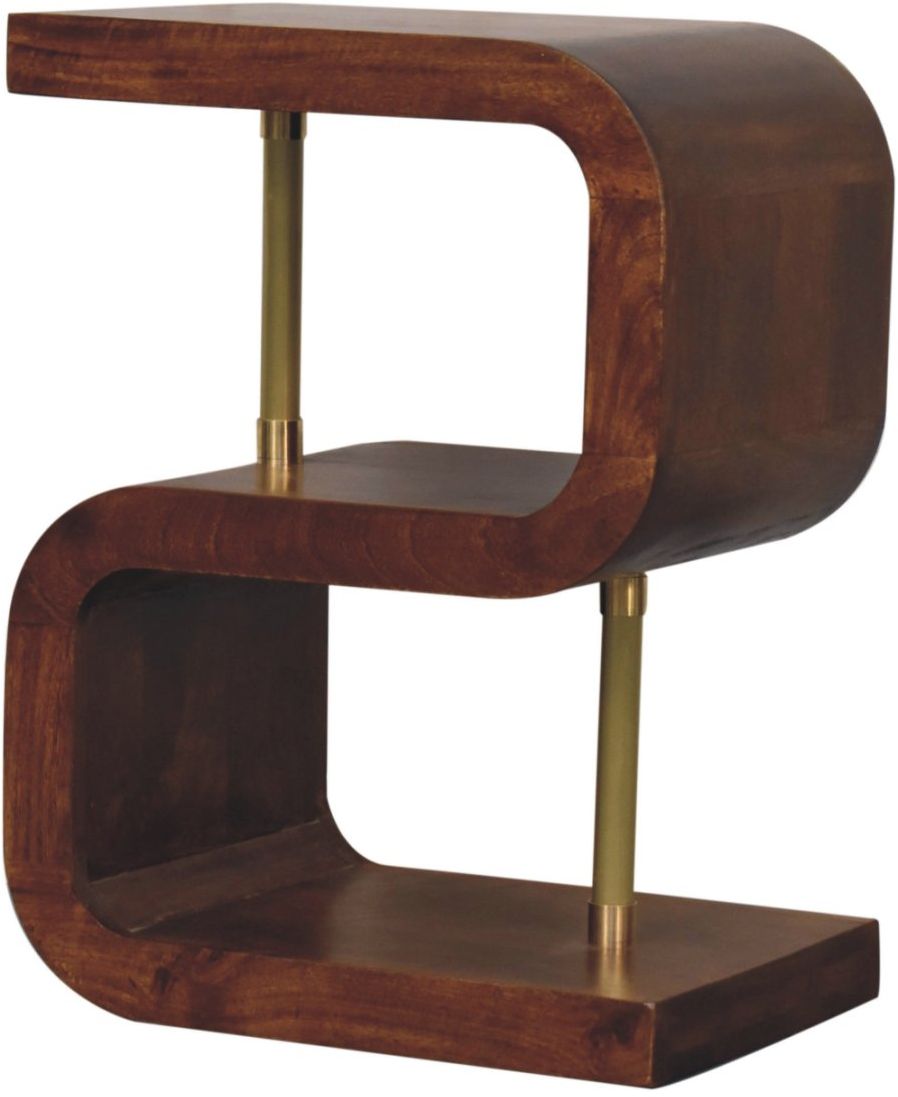 Artisan - S-Curve Brass Bedside