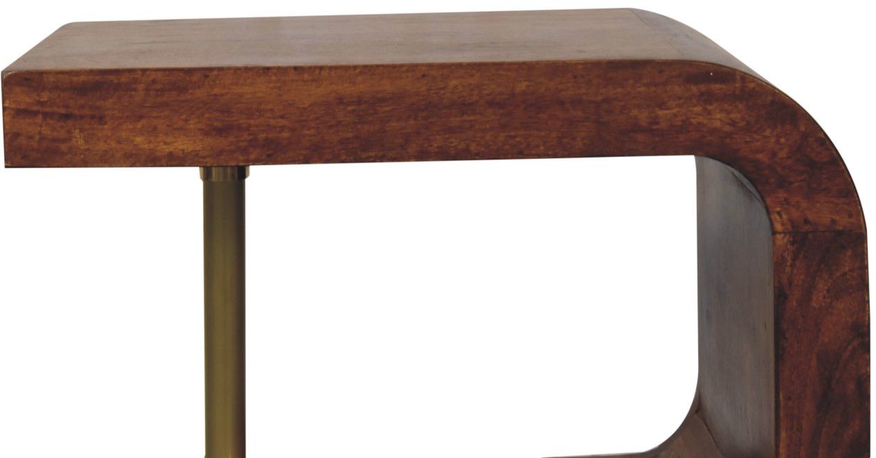Artisan - S-Curve Brass Bedside