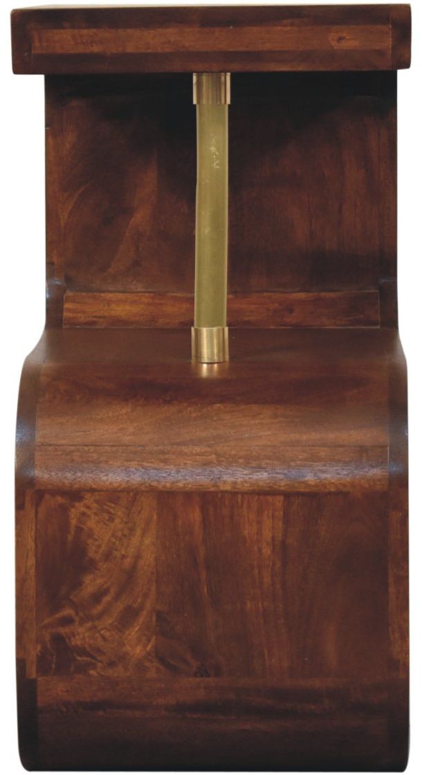 Artisan - S-Curve Brass Bedside