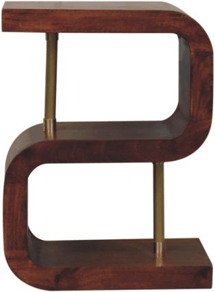 Artisan - S-Curve Brass Bedside