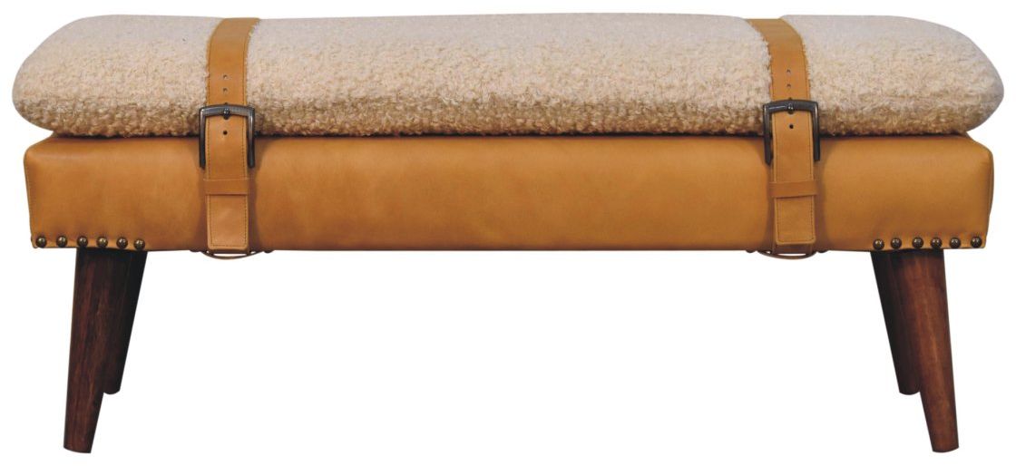 Artisan - Boucle X Leather Bench
