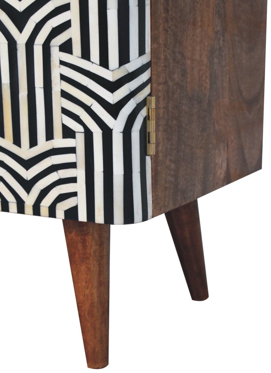 Artisan - Honey Caramel Edessa Bone Inlay Cabinet