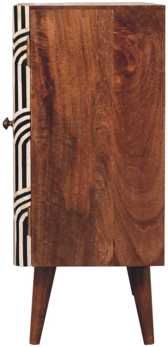 Artisan - Honey Caramel Edessa Bone Inlay Cabinet