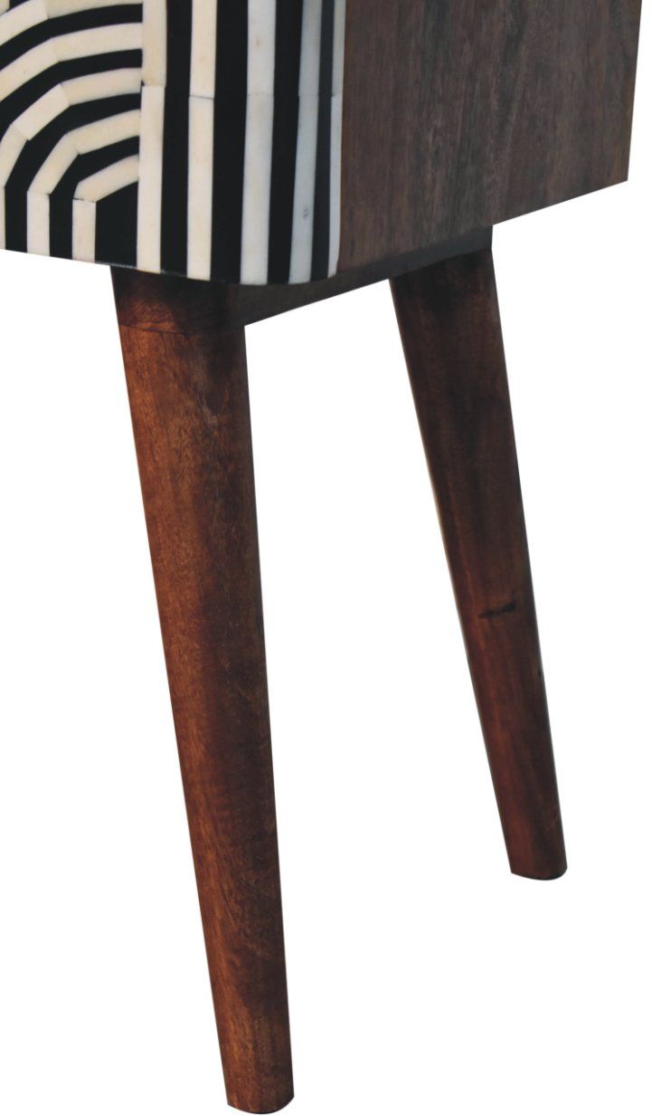 Artisan - Honey Caramel Edessa Bone Inlay Bedside