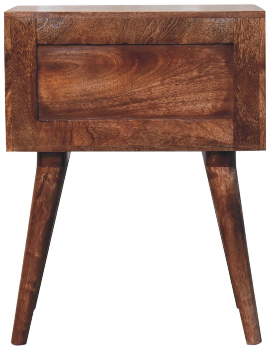 Artisan - Honey Caramel Edessa Bone Inlay Bedside