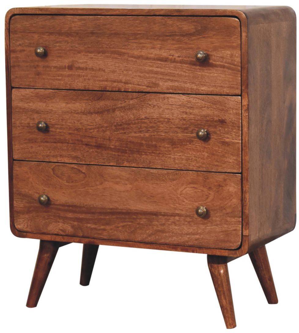 Artisan - Curved Honey Caramel Chest
