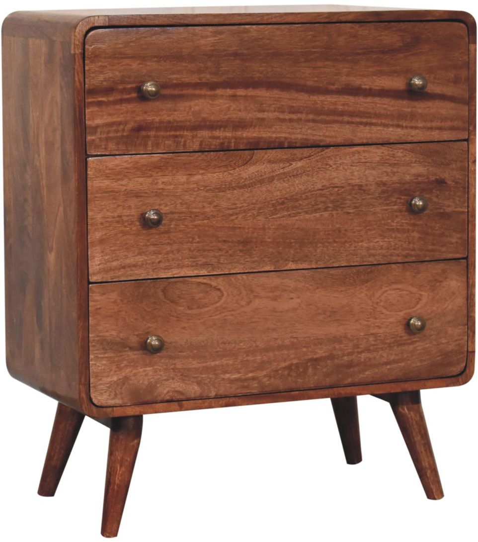 Artisan - Curved Honey Caramel Chest