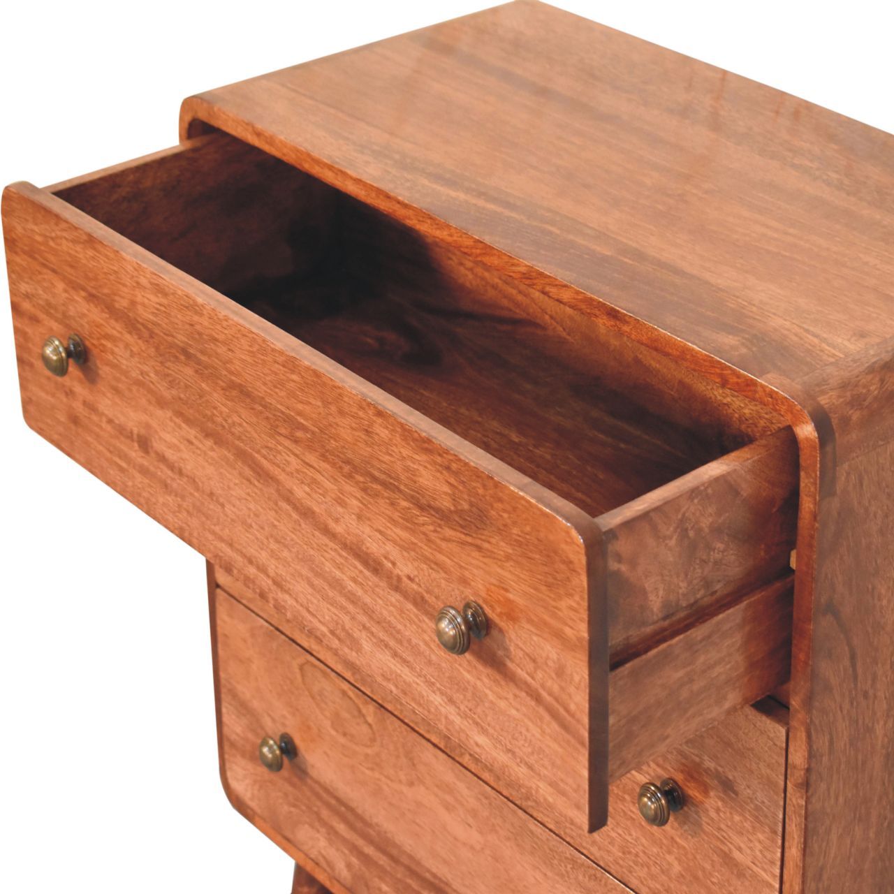 Artisan - Curved Honey Caramel Chest