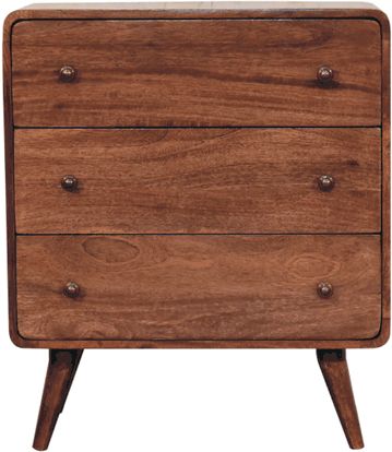 Artisan - Curved Honey Caramel Chest