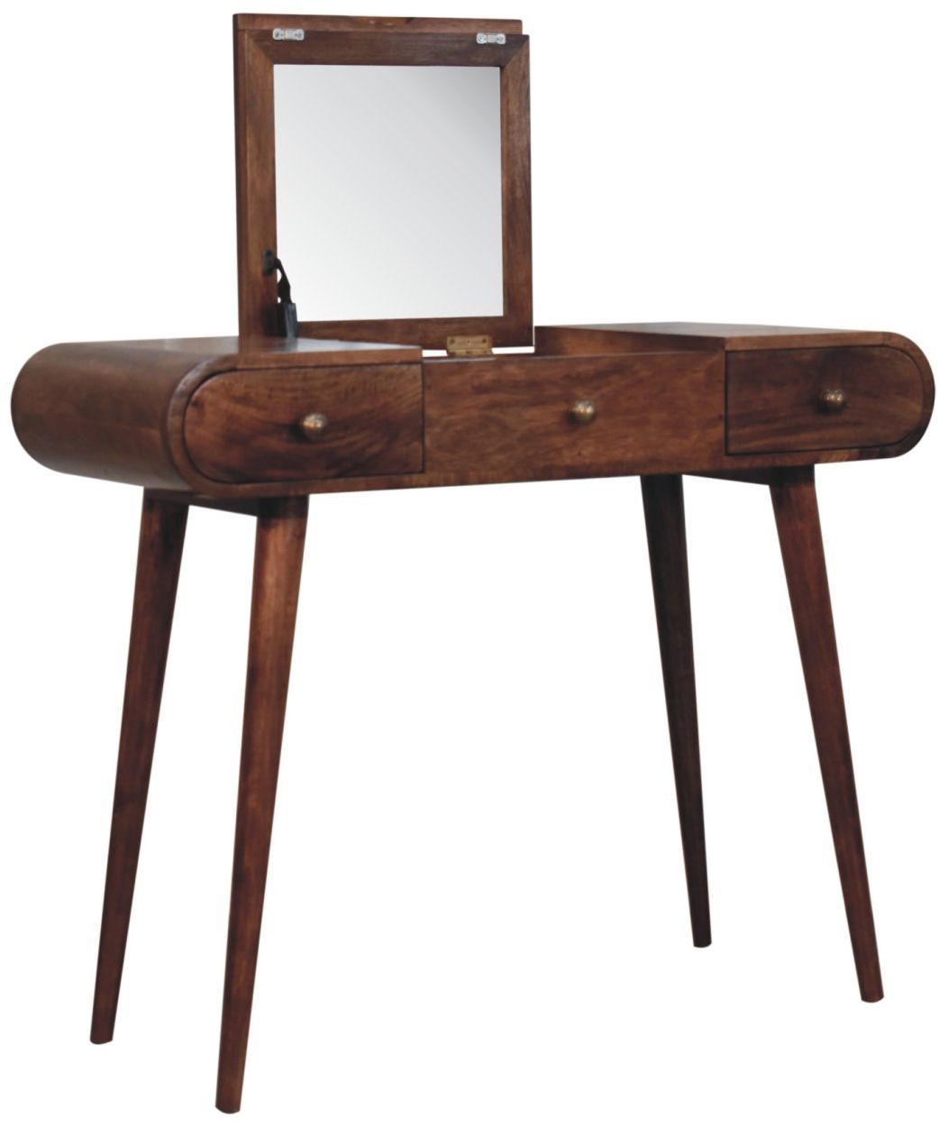 Artisan - Honey Caramel Round Dressing Table