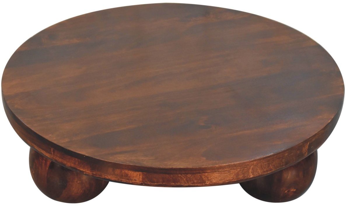 Artisan - California Walnut Central Table With Ball Feet