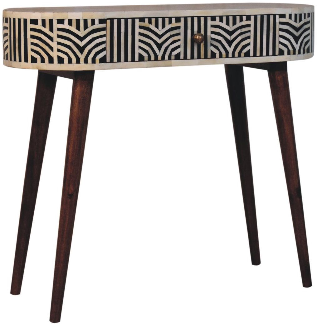 Artisan - Honey Caramel Edessa Bone Inlay Console Table
