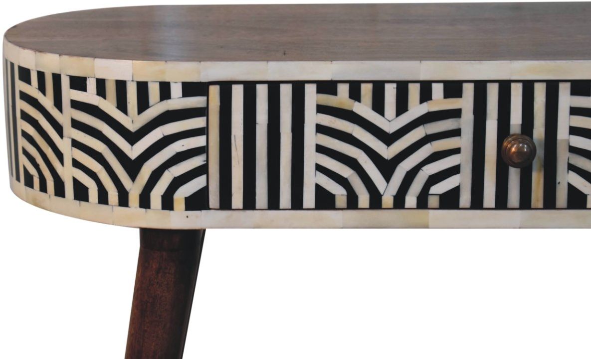 Artisan - Honey Caramel Edessa Bone Inlay Console Table