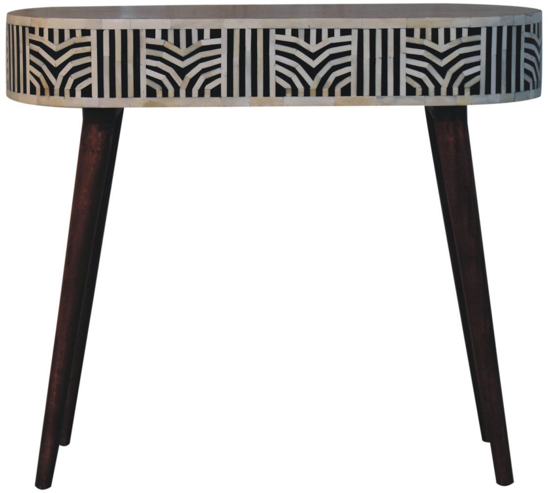 Artisan - Honey Caramel Edessa Bone Inlay Console Table