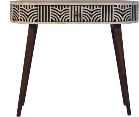 Artisan - Honey Caramel Edessa Bone Inlay Console Table