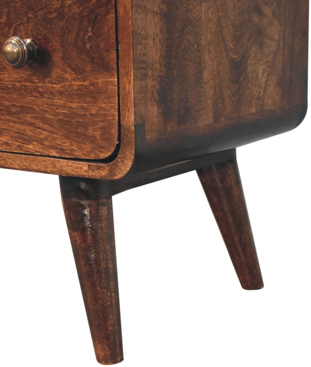 Artisan - Curved California Walnut Chest