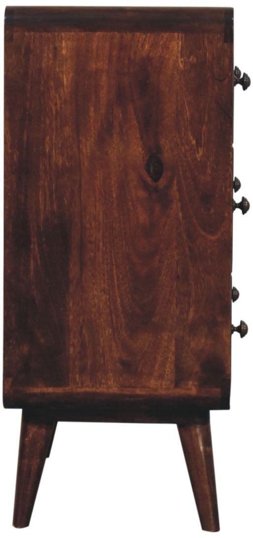 Artisan - Curved California Walnut Chest