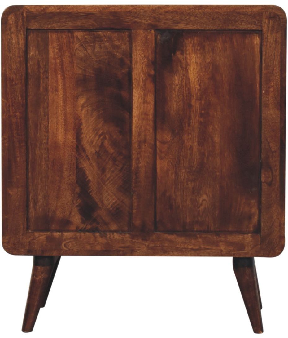 Artisan - Curved California Walnut Chest