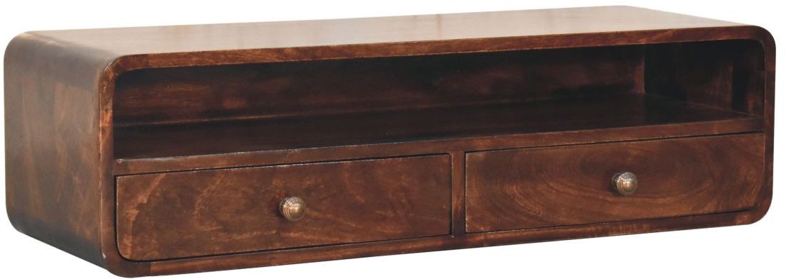 Artisan - Floating California Walnut Open Console