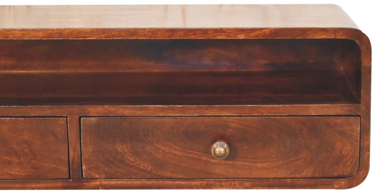 Artisan - Floating California Walnut Open Console