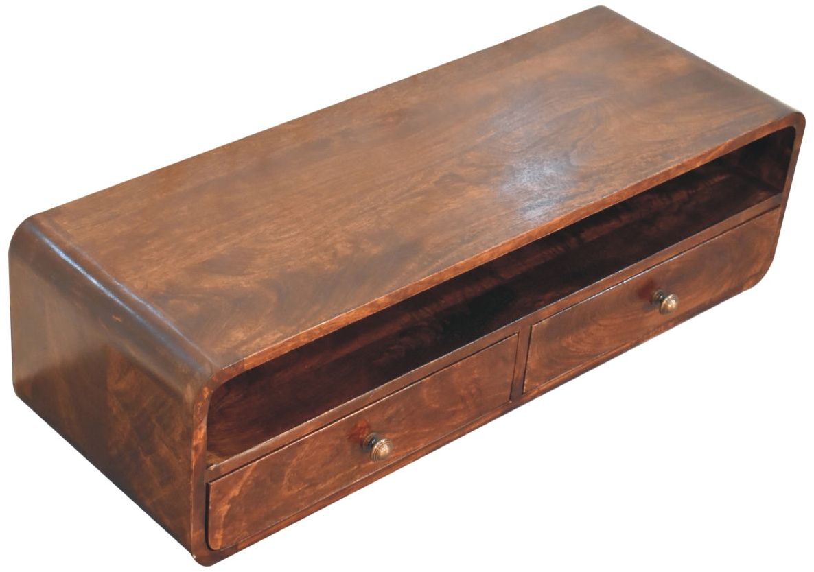 Artisan - Floating California Walnut Open Console