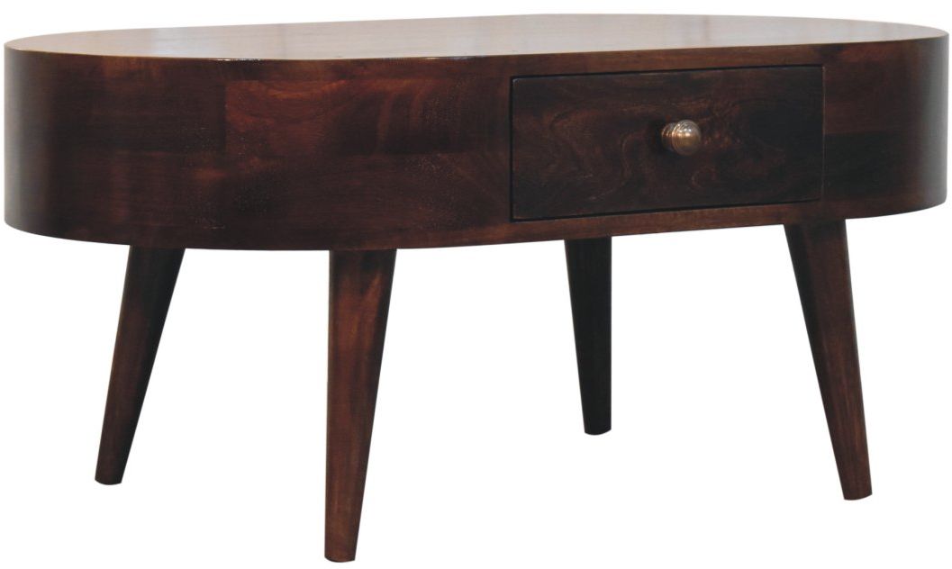 Artisan - California Walnut Rounded Coffee Table