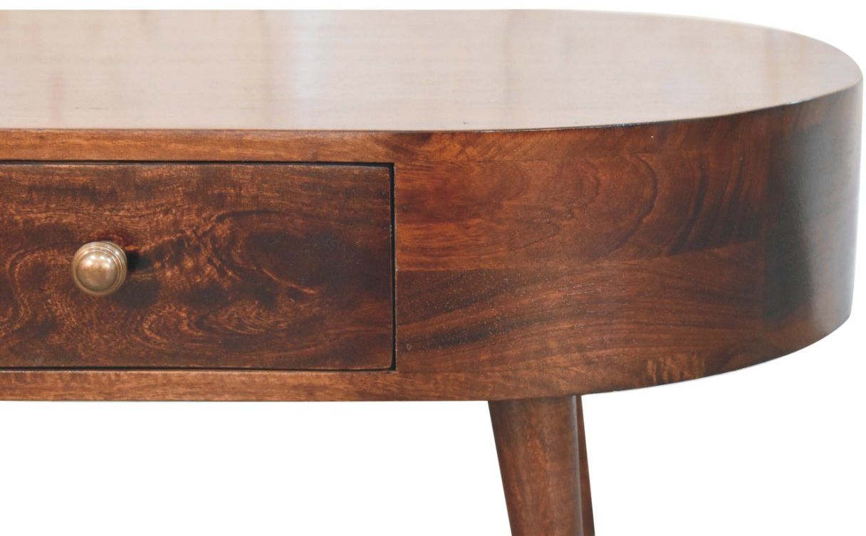 Artisan - California Walnut Rounded Coffee Table
