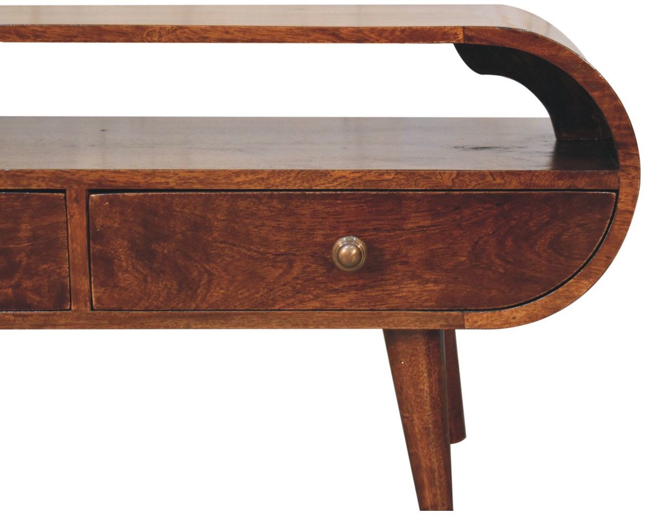 Artisan - California Walnut Circular TV Stand