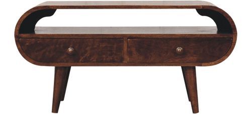 Artisan - California Walnut Circular TV Stand