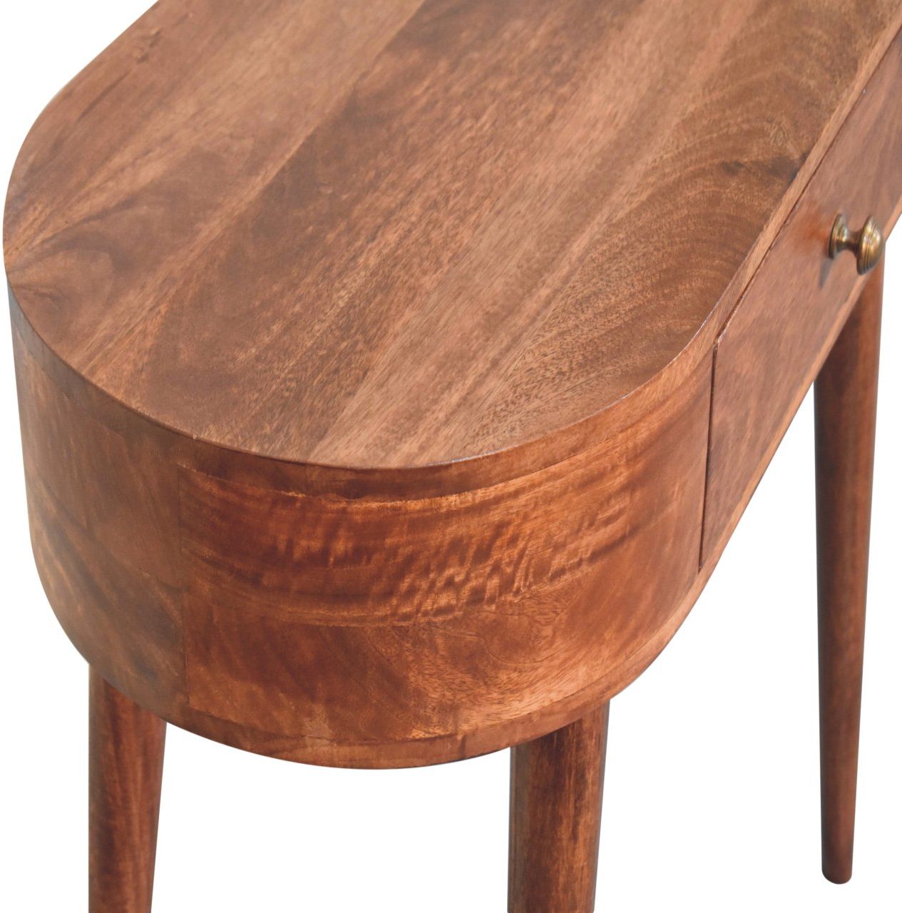 Artisan - Honey Caramel Rounded Small Console Table