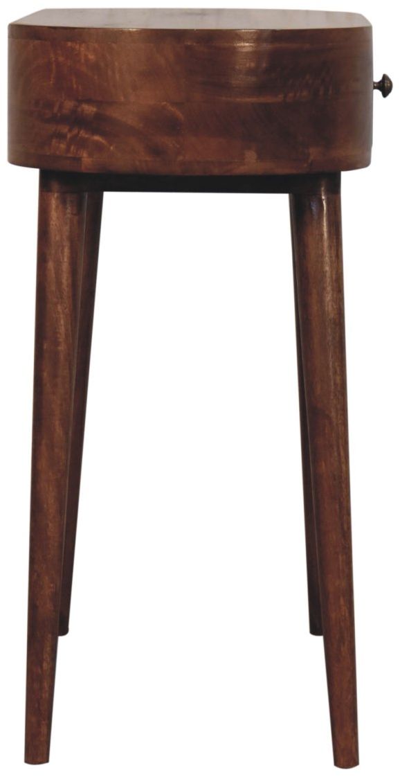 Artisan - Honey Caramel Rounded Small Console Table