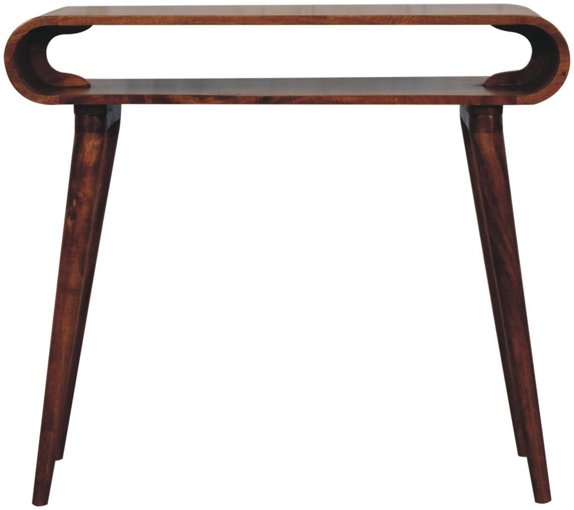 Artisan - Amaya Honey Caramel Nordic Style Console Table