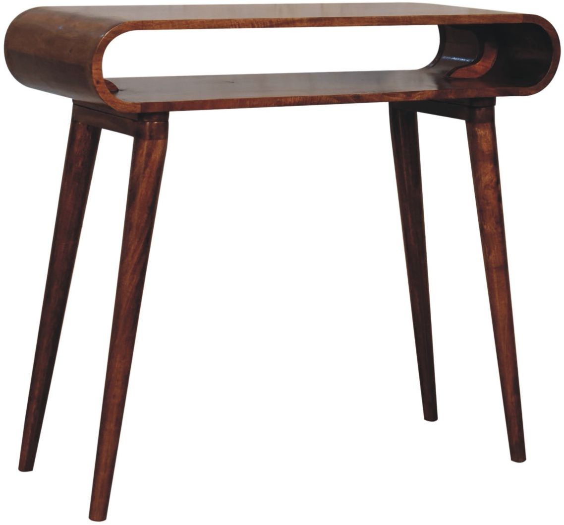 Artisan - Amaya Honey Caramel Nordic Style Console Table