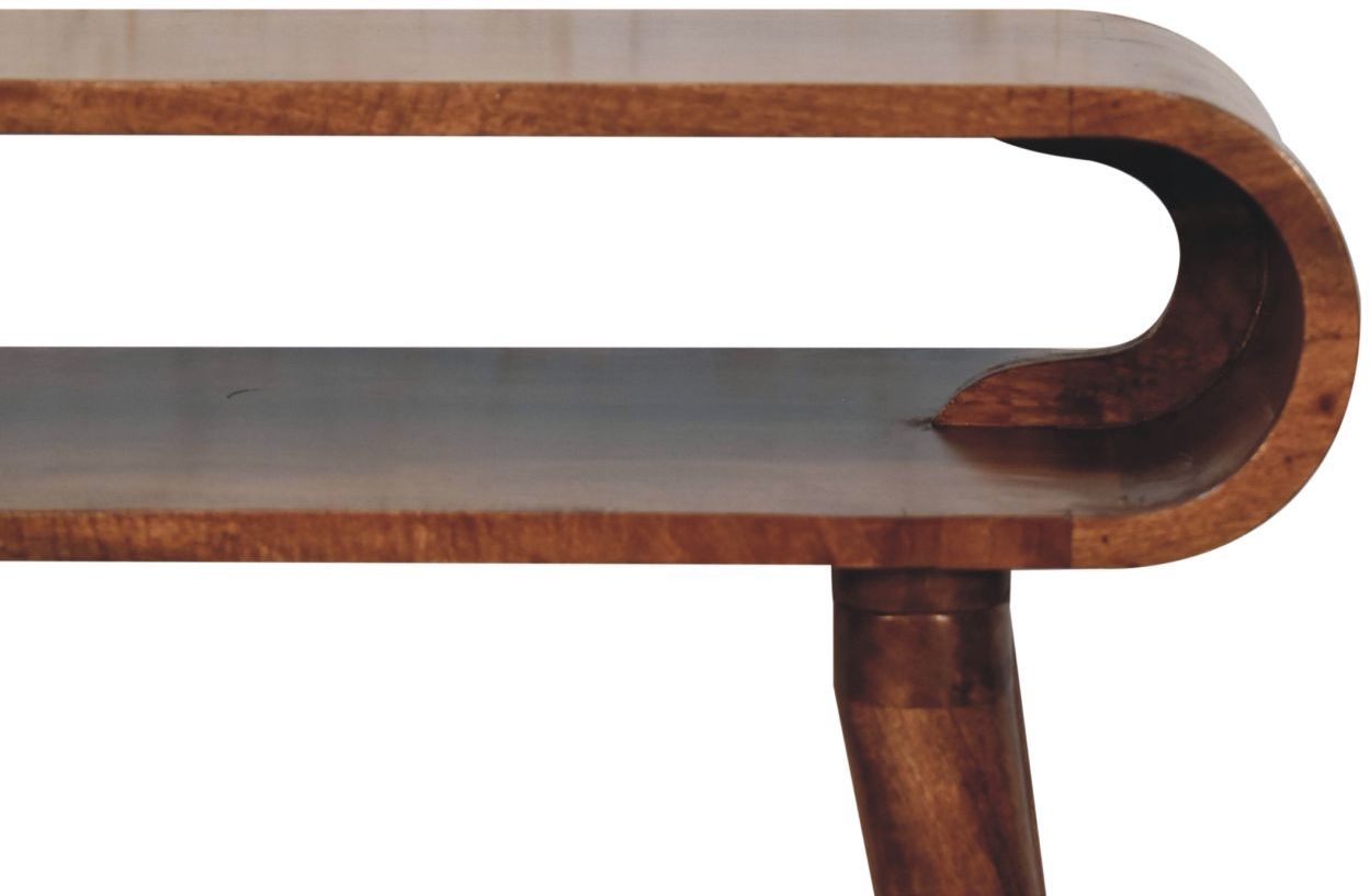 Artisan - Amaya Honey Caramel Nordic Style Console Table