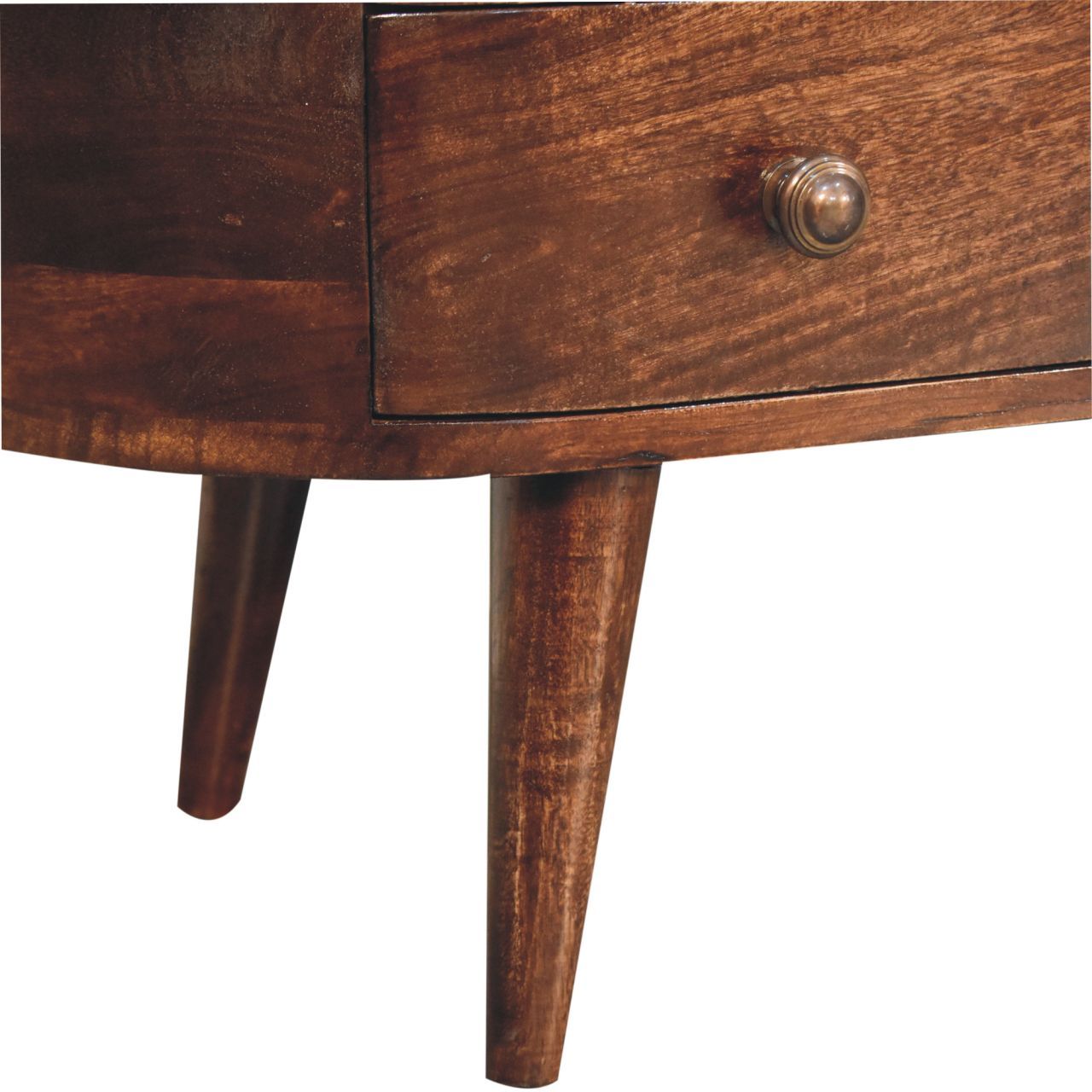Artisan - California Walnut Rounded Entertainment Unit