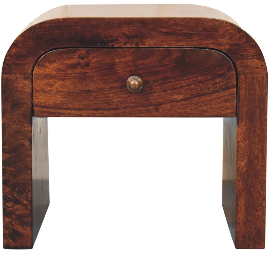 Artisan - California Walnut Disc Bedside