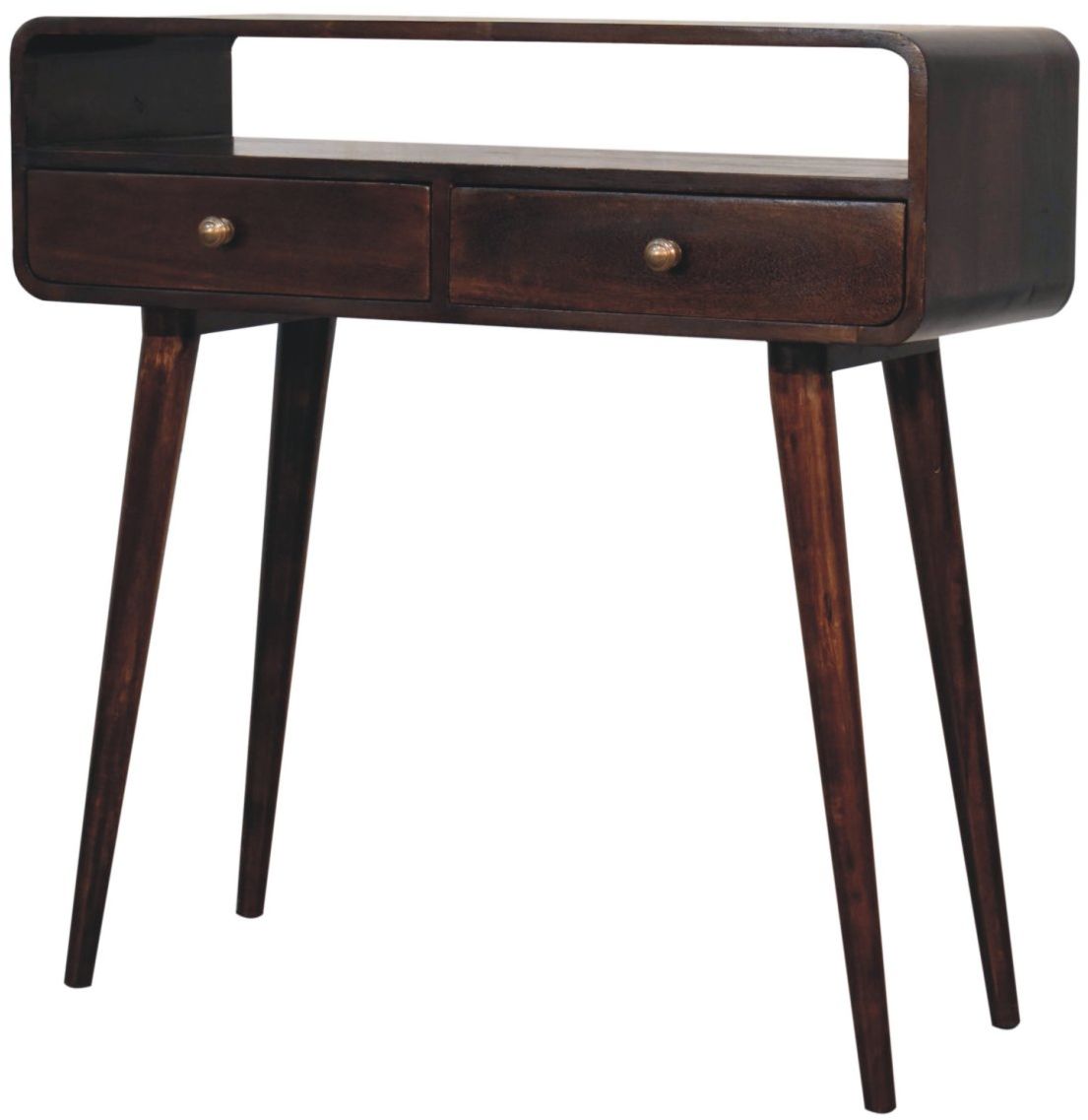Artisan - Curved California Walnut Console Table