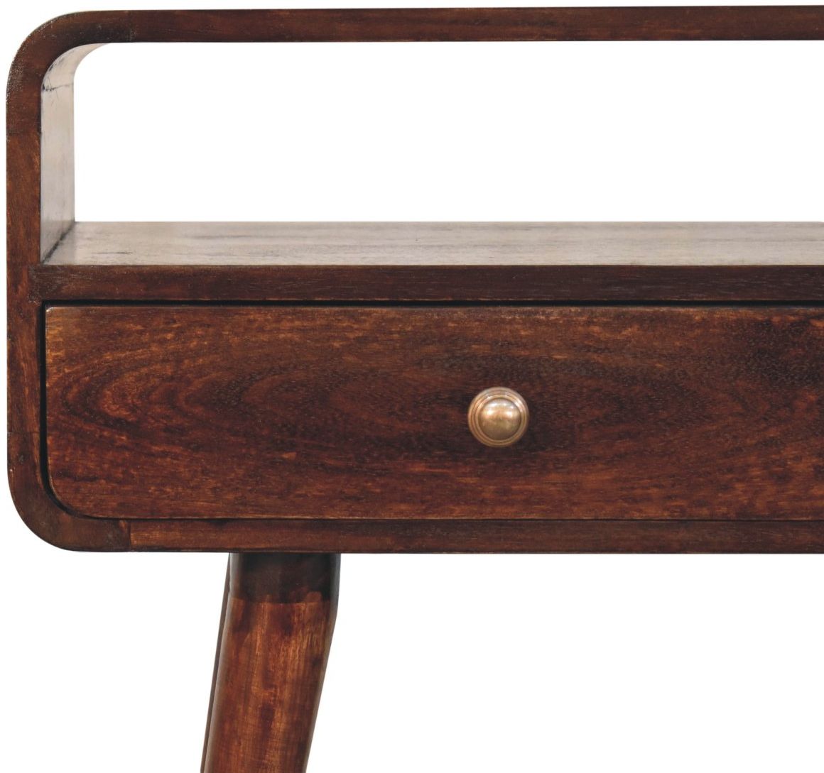 Artisan - Curved California Walnut Console Table