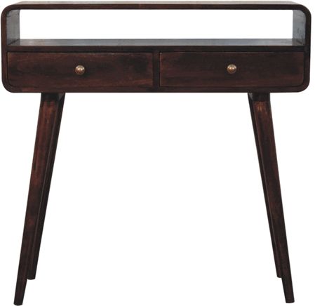 Artisan - Curved California Walnut Console Table