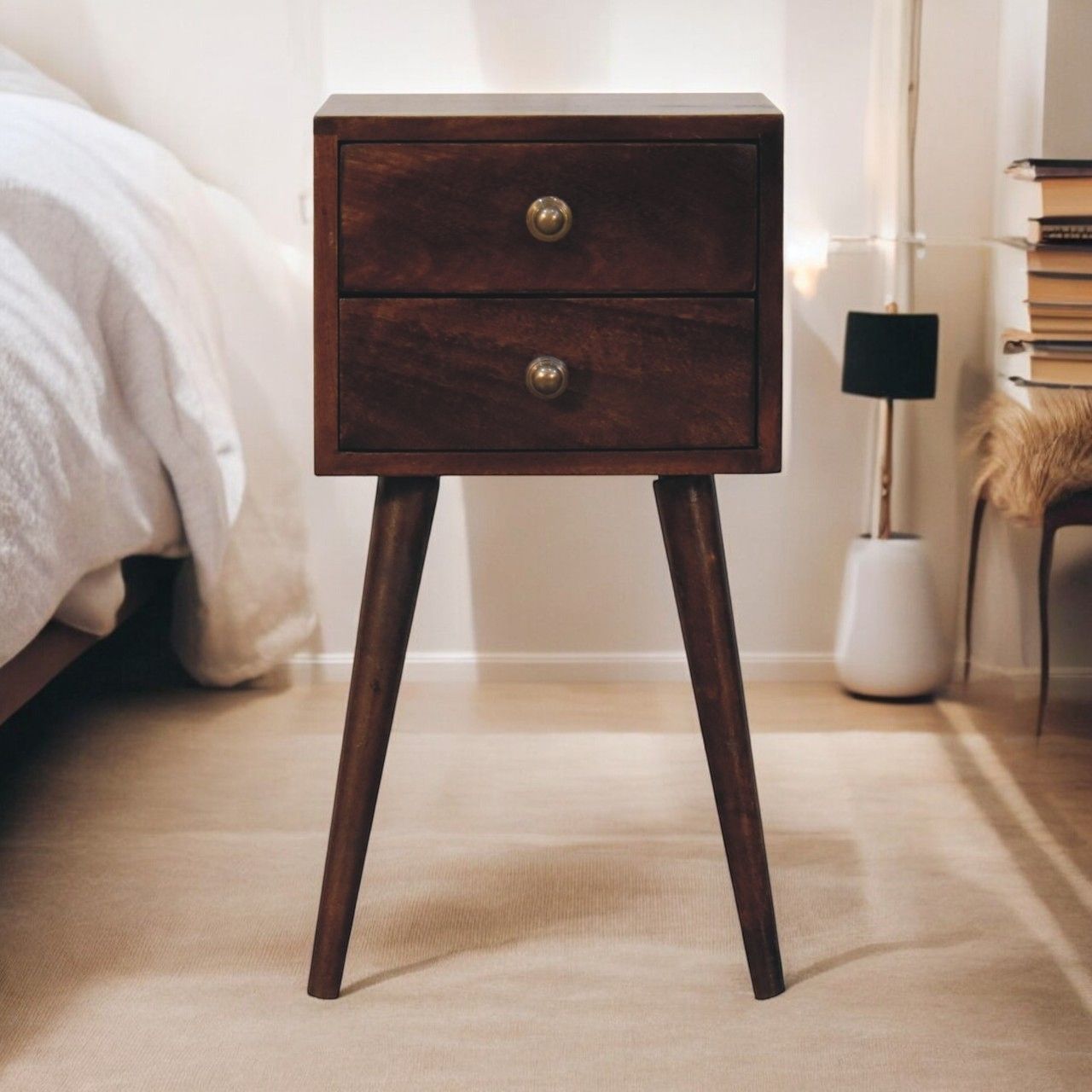 Artisan - Mini 2 Drawercalifornia Walnut Bedside