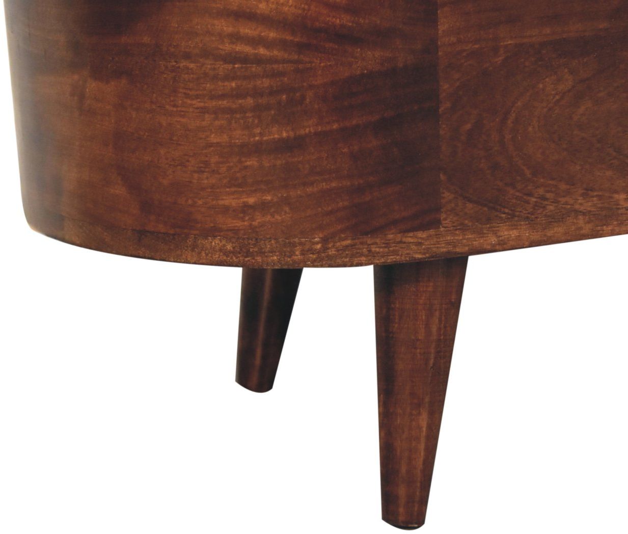 Artisan - California Walnut Rounded Lid Up Blanket Box