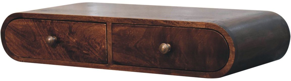 Artisan - Wall Mounted California Walnut Console Table