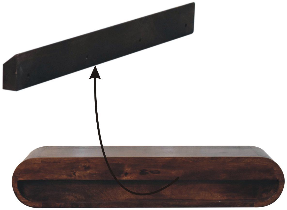 Artisan - Wall Mounted California Walnut Console Table