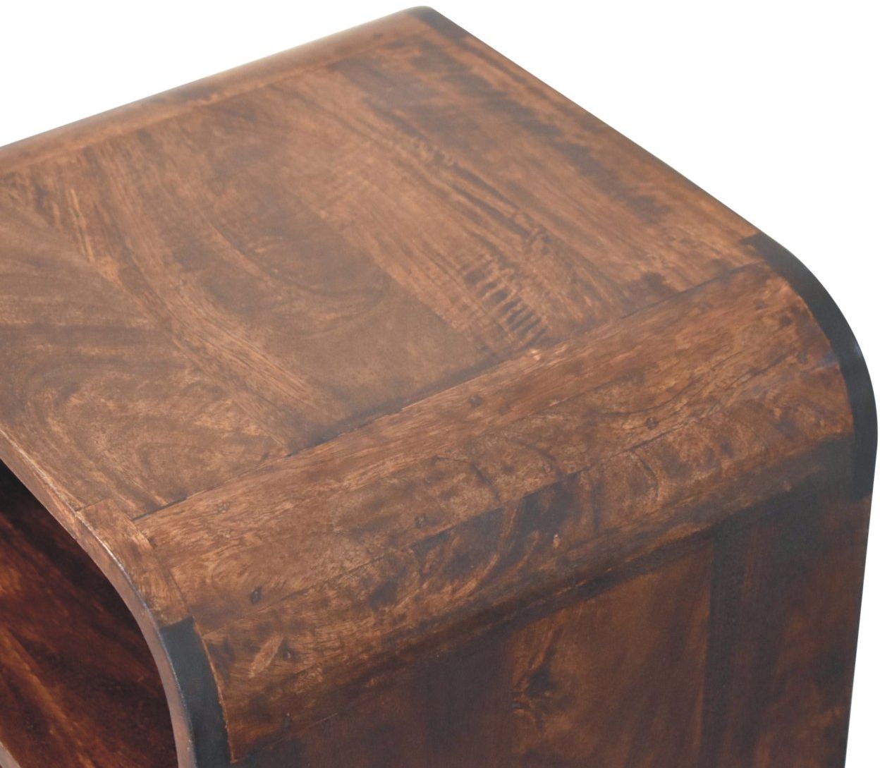Artisan - California Walnut Curved Edge Bedside