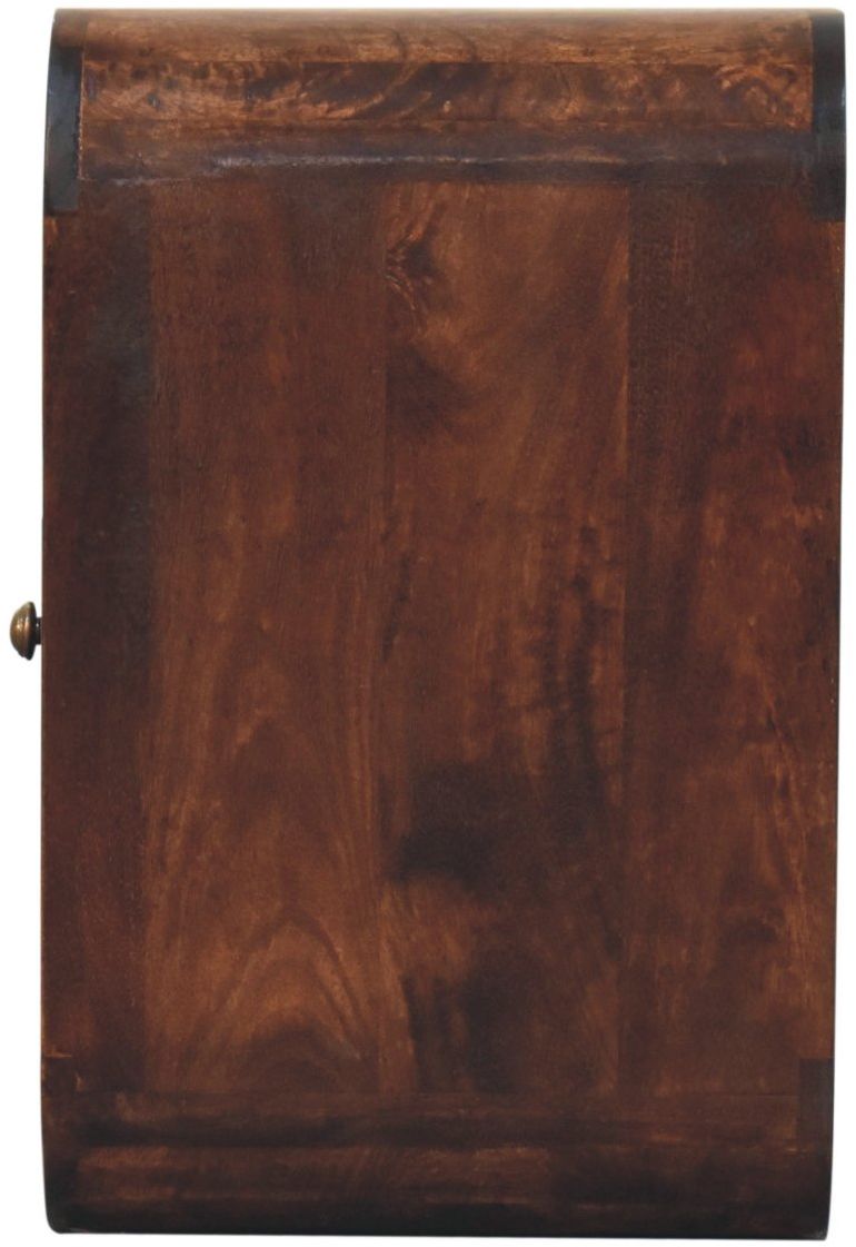 Artisan - California Walnut Curved Edge Bedside