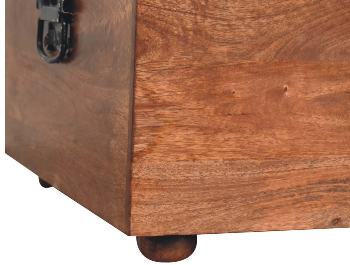 Artisan - Buffalo Hide Honey Caramel Storage Trunk