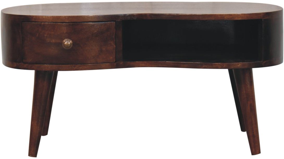 Artisan - California Walnut Wave Coffee Table