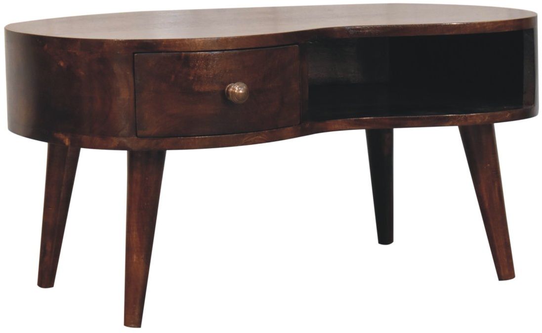 Artisan - California Walnut Wave Coffee Table