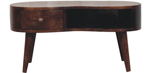 Artisan - California Walnut Wave Coffee Table